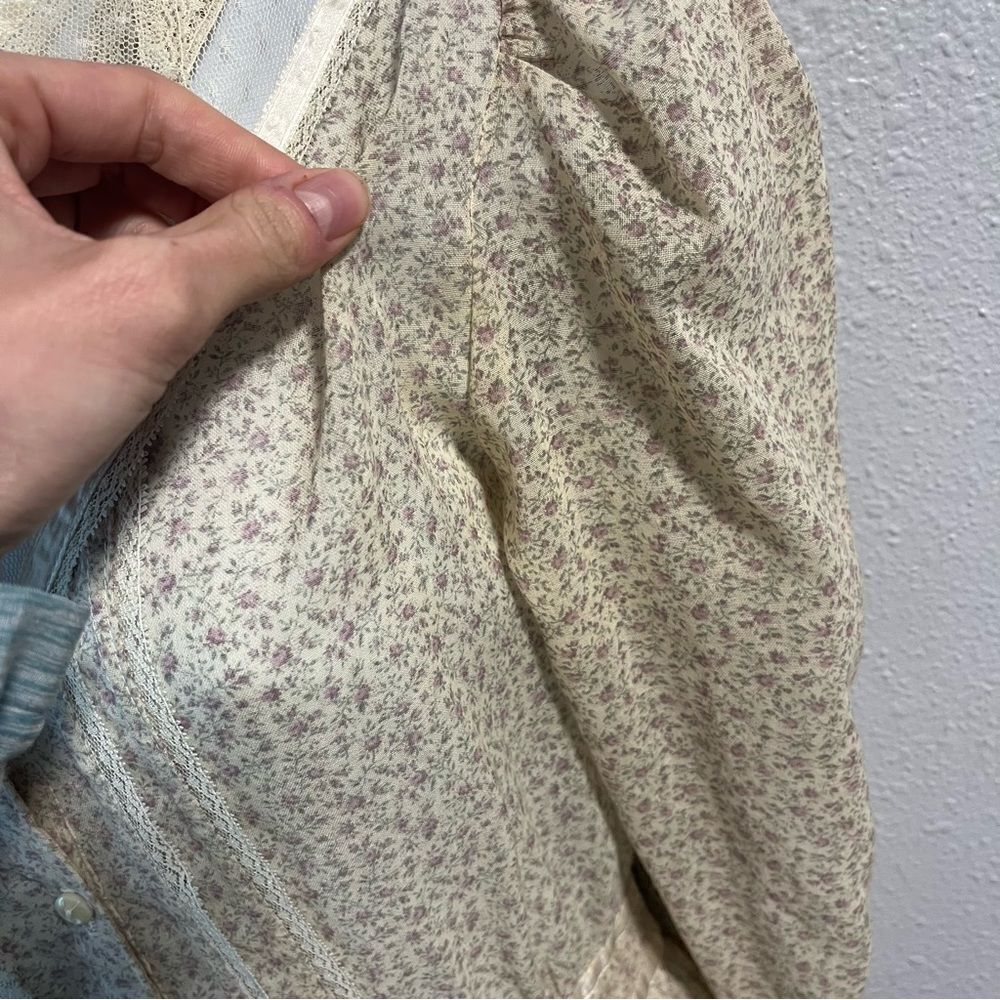 Gunne Sax Prairie Long Sleeve Midi Dress - Picture 9 of 16